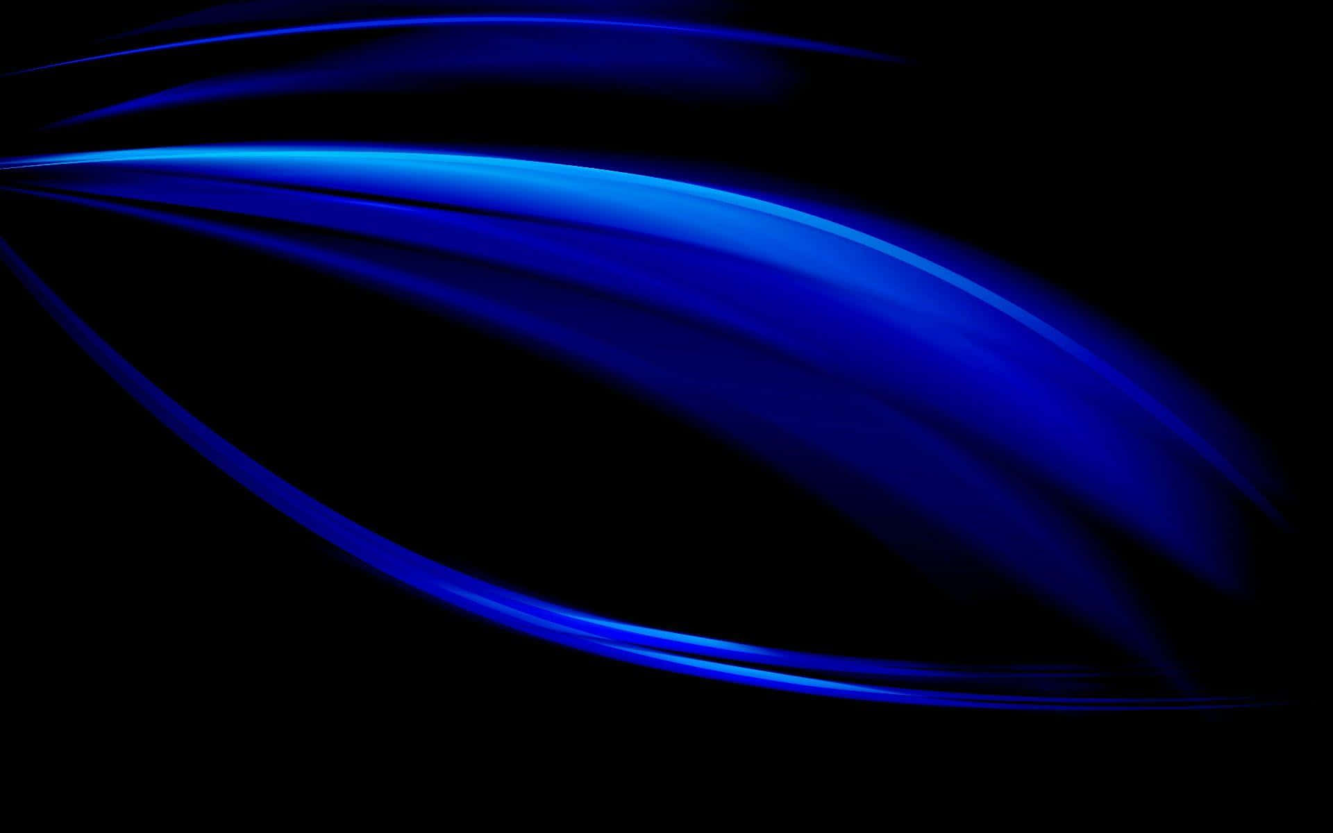 Royal Blue And Black Background Waves Digital Artwork Background