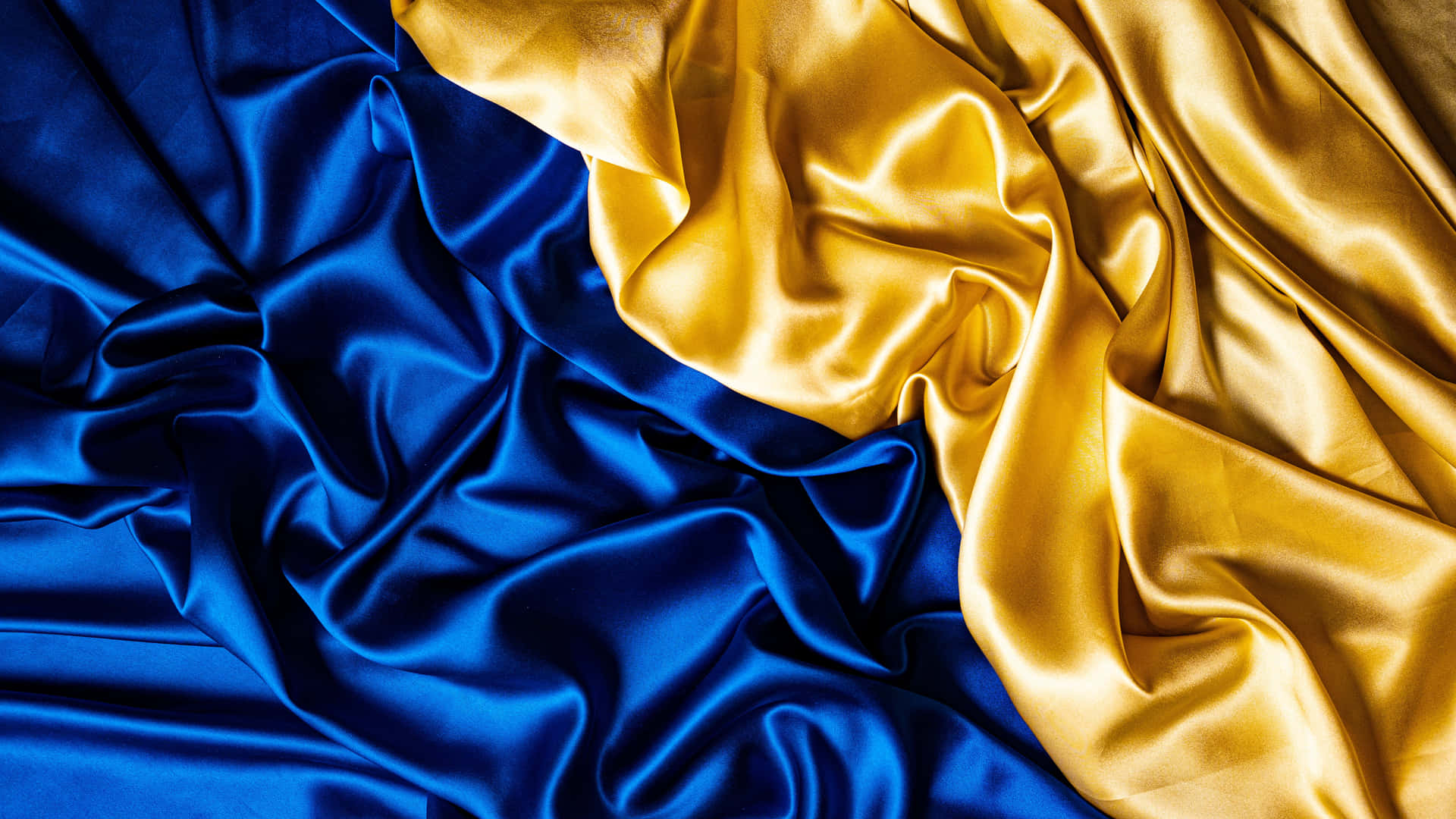 "A Touch of Glamour - The Blue and Gold Background"