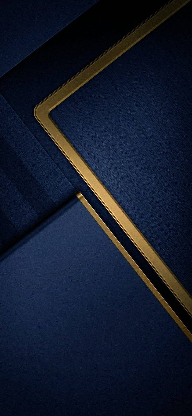 Art Deco Geometric Wallpaper in Navy Blue  Gold Removable  Etsy   Geometric wallpaper Blue and gold wallpaper Art deco wallpaper