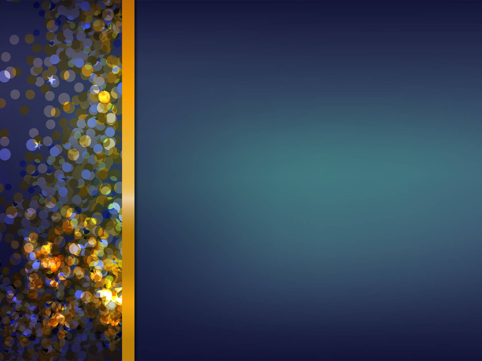 Blue And Gold Glitter Canvas Wallpaper