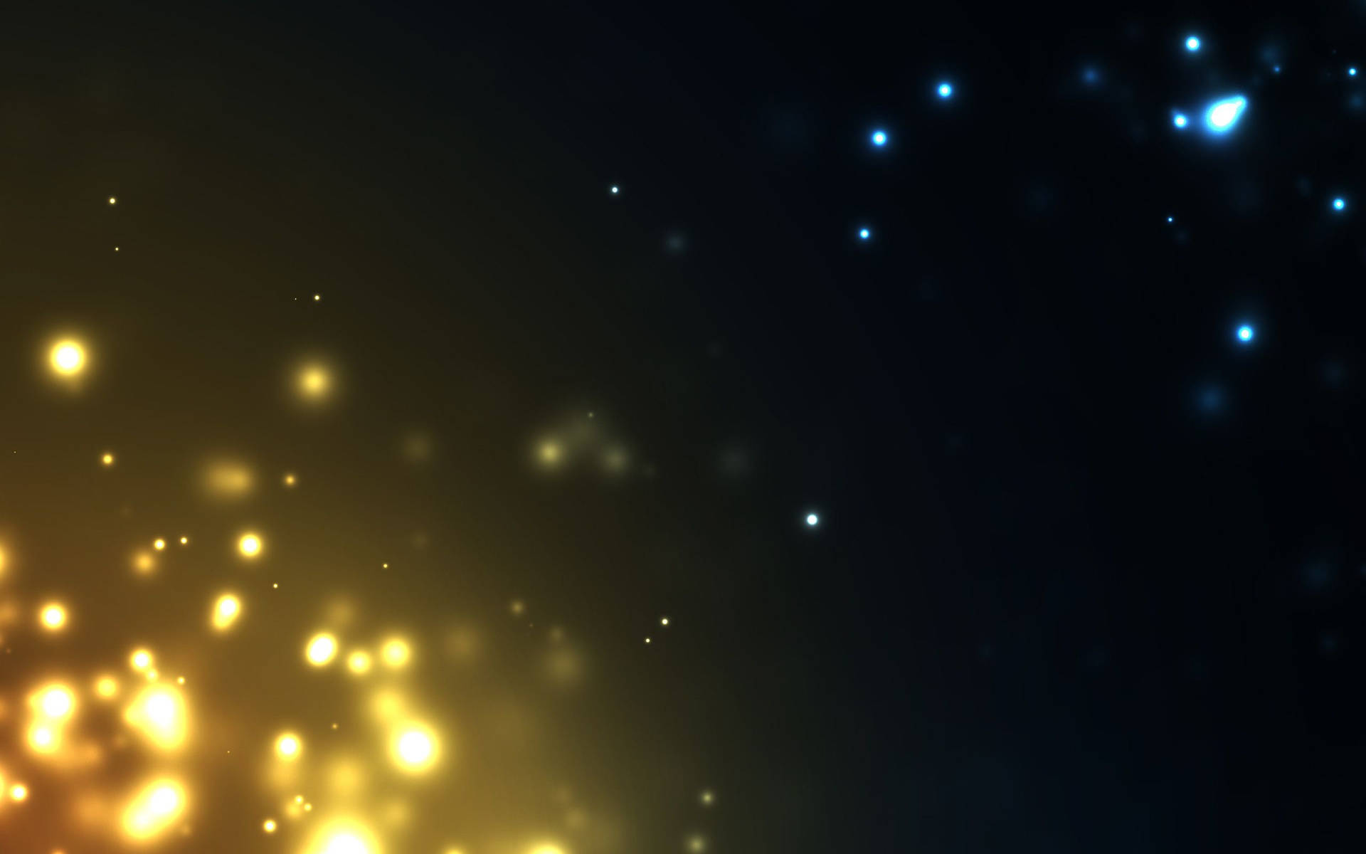 Blue And Gold Sparkles Wallpaper