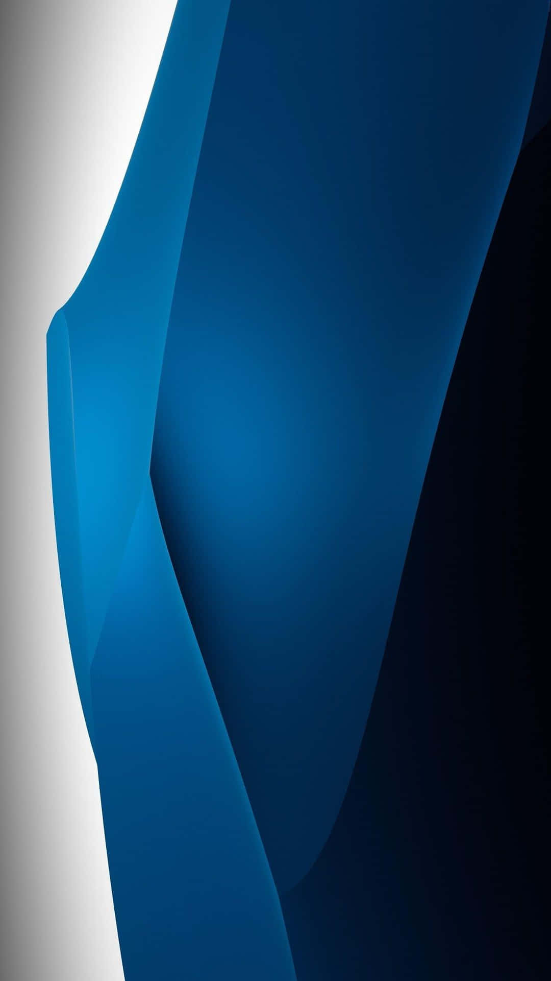 Et blåt abstrakt baggrundsdesign med hvid baggrund Wallpaper