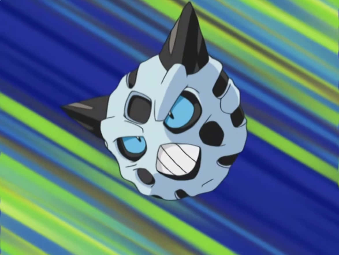 Blauund Grün Glalie Im Pokémon-anime Wallpaper