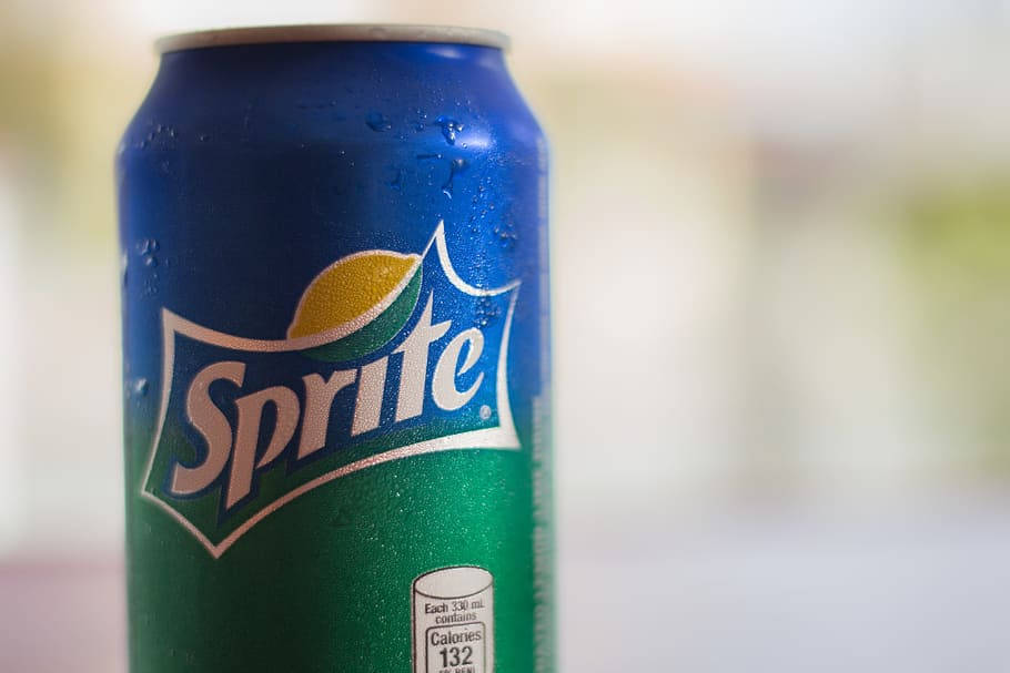 Blue And Green Sprite Can Wallpaper