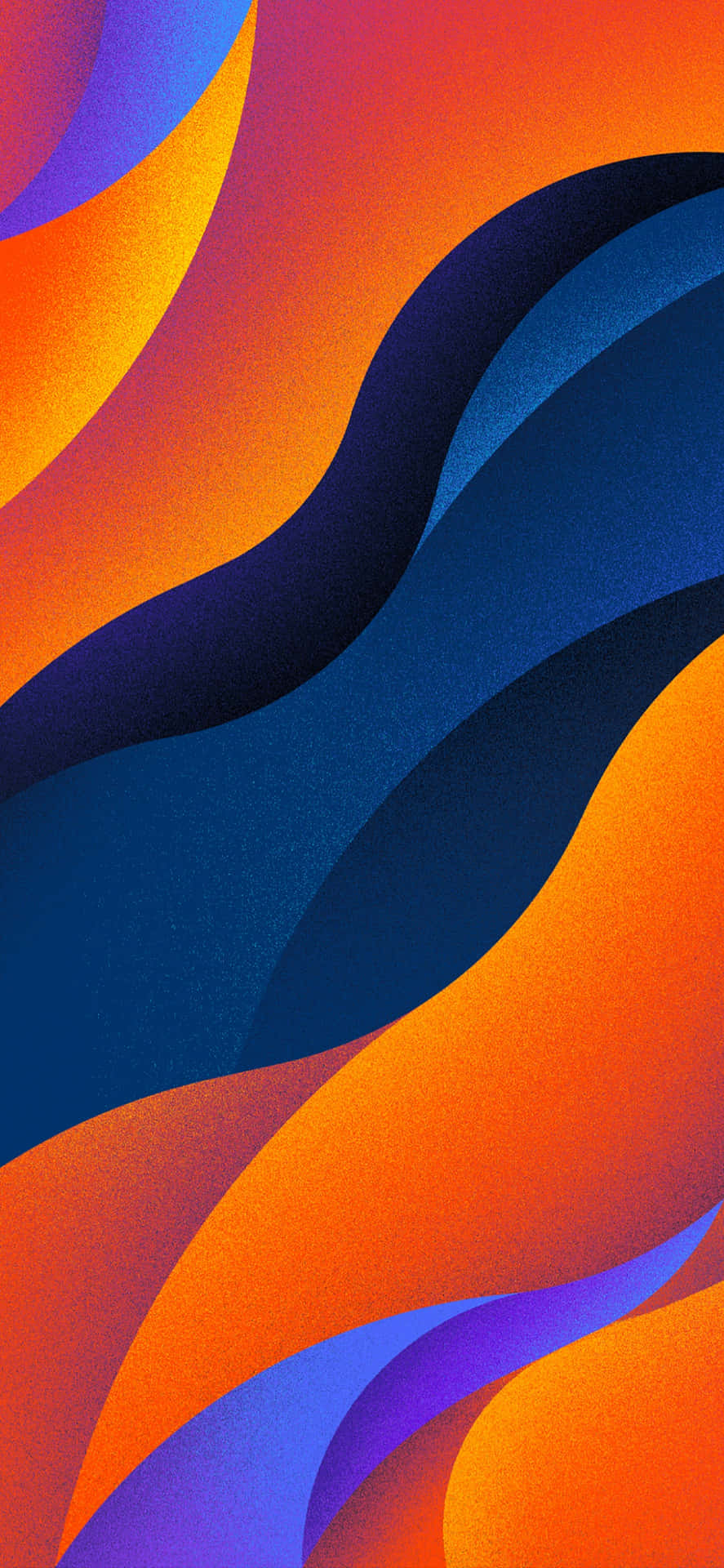 Vibrant Blue and Orange Background