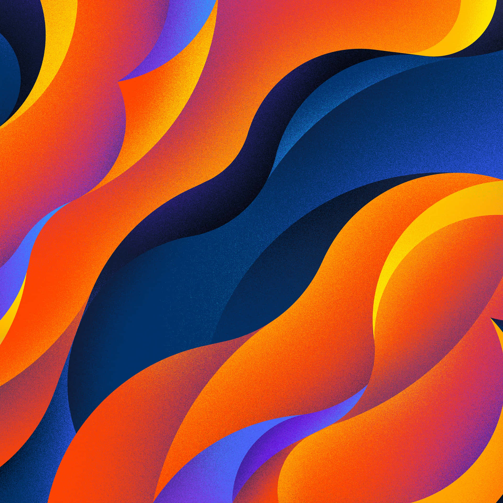 A Colorful Abstract Background With Orange, Blue, And Yellow Colors
