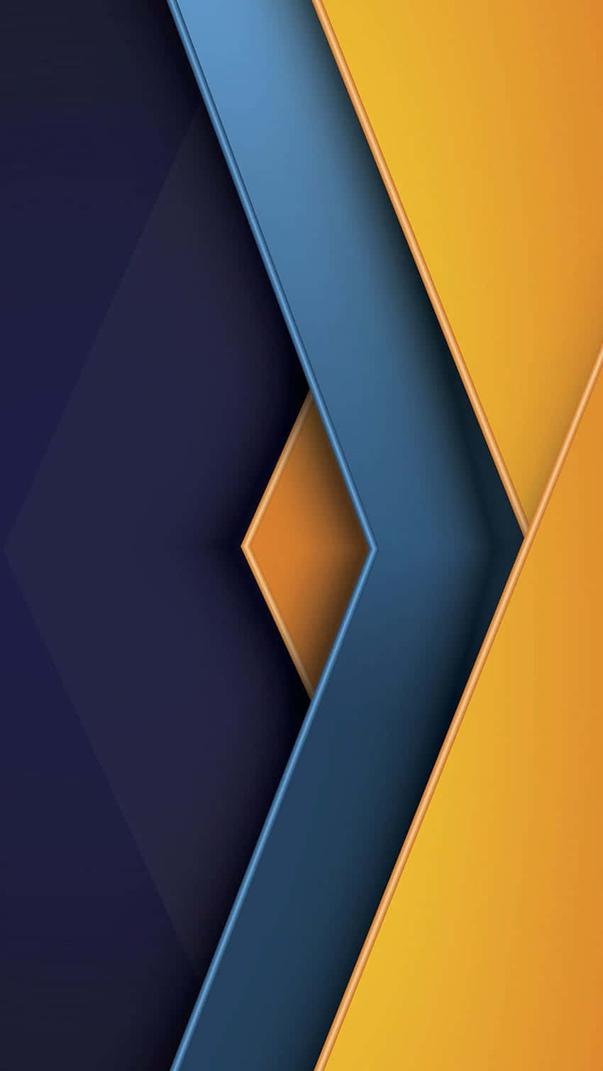 A Blue And Yellow Abstract Background