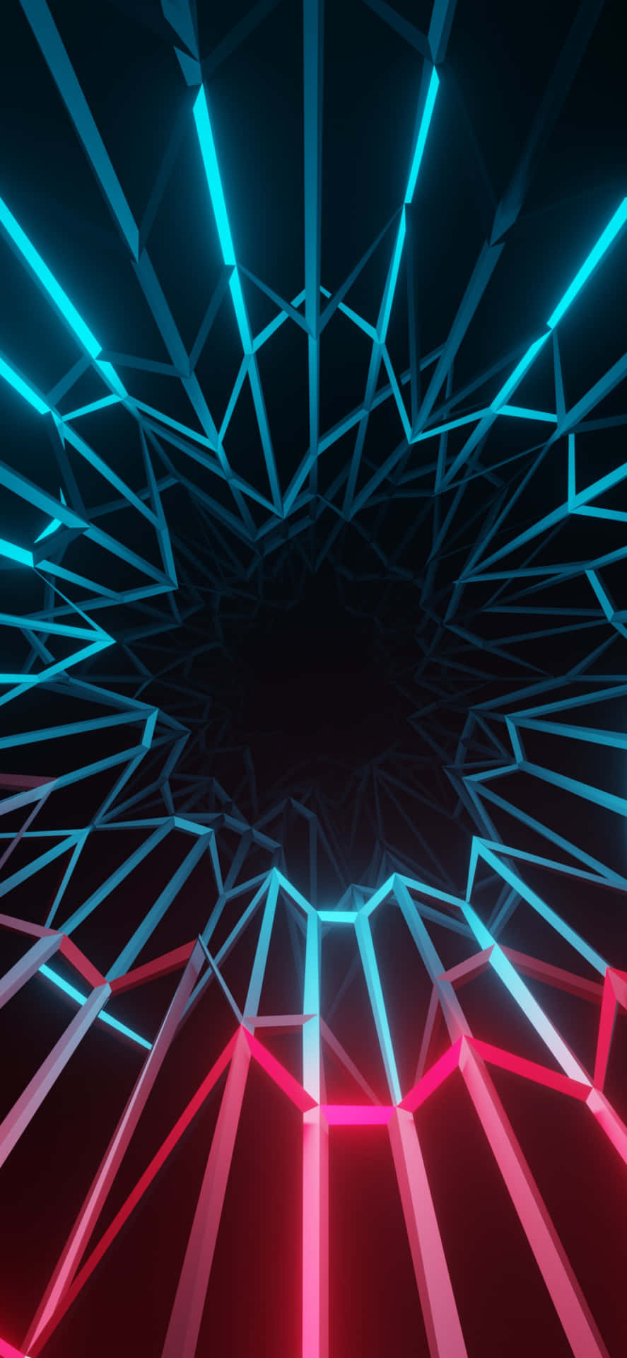 Blue And Pink Aesthetic Neon Web Wallpaper