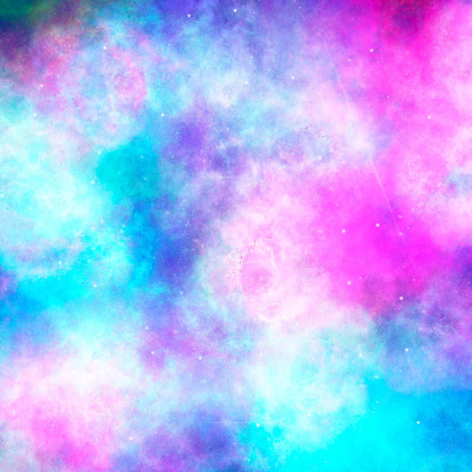 Blue And Pink Galaxy Background