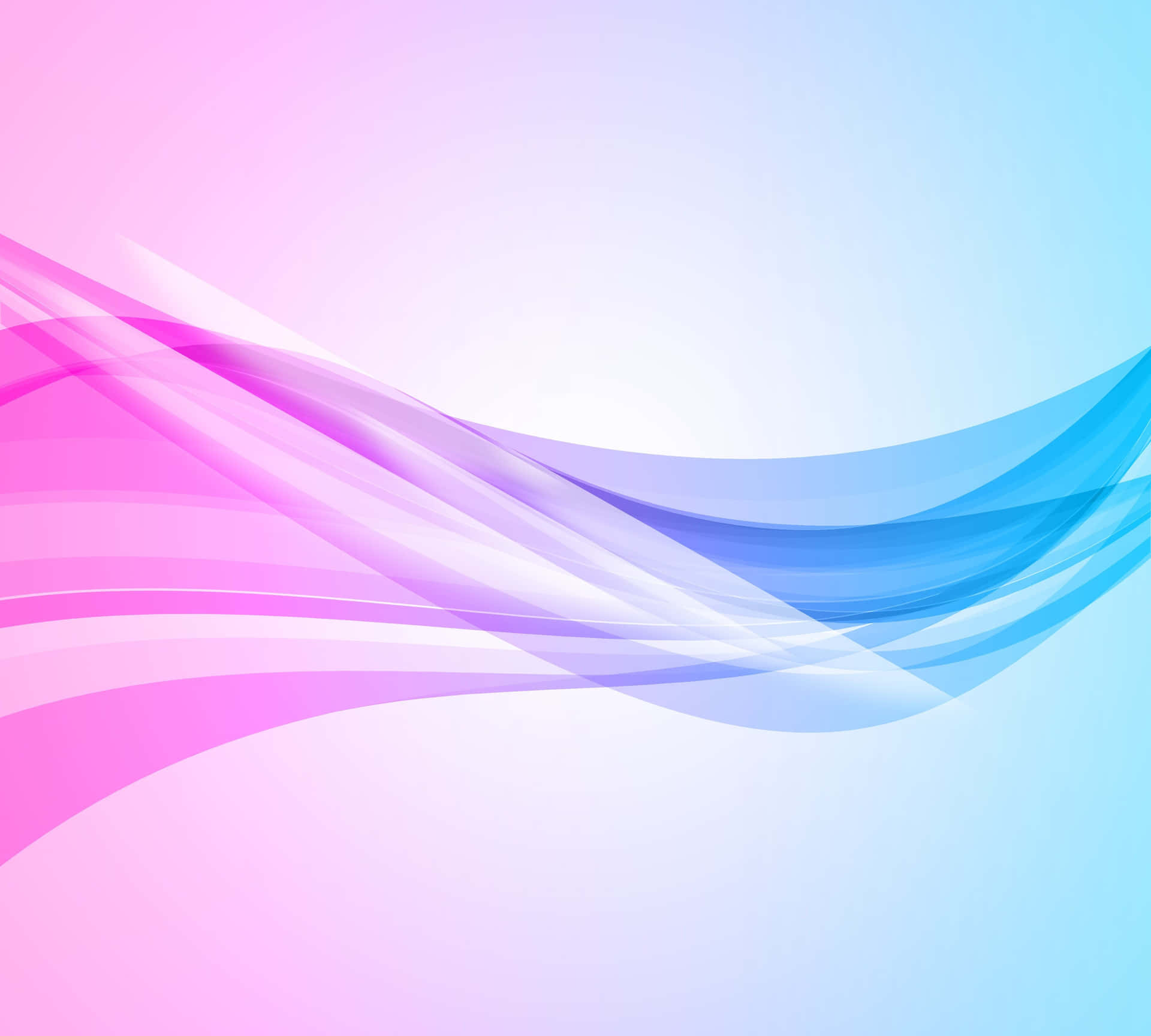 Blue And Pink Wave Abstract Background