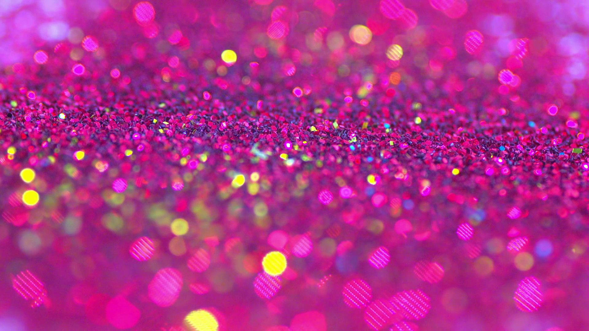 Blue And Pink Glitters Wallpaper