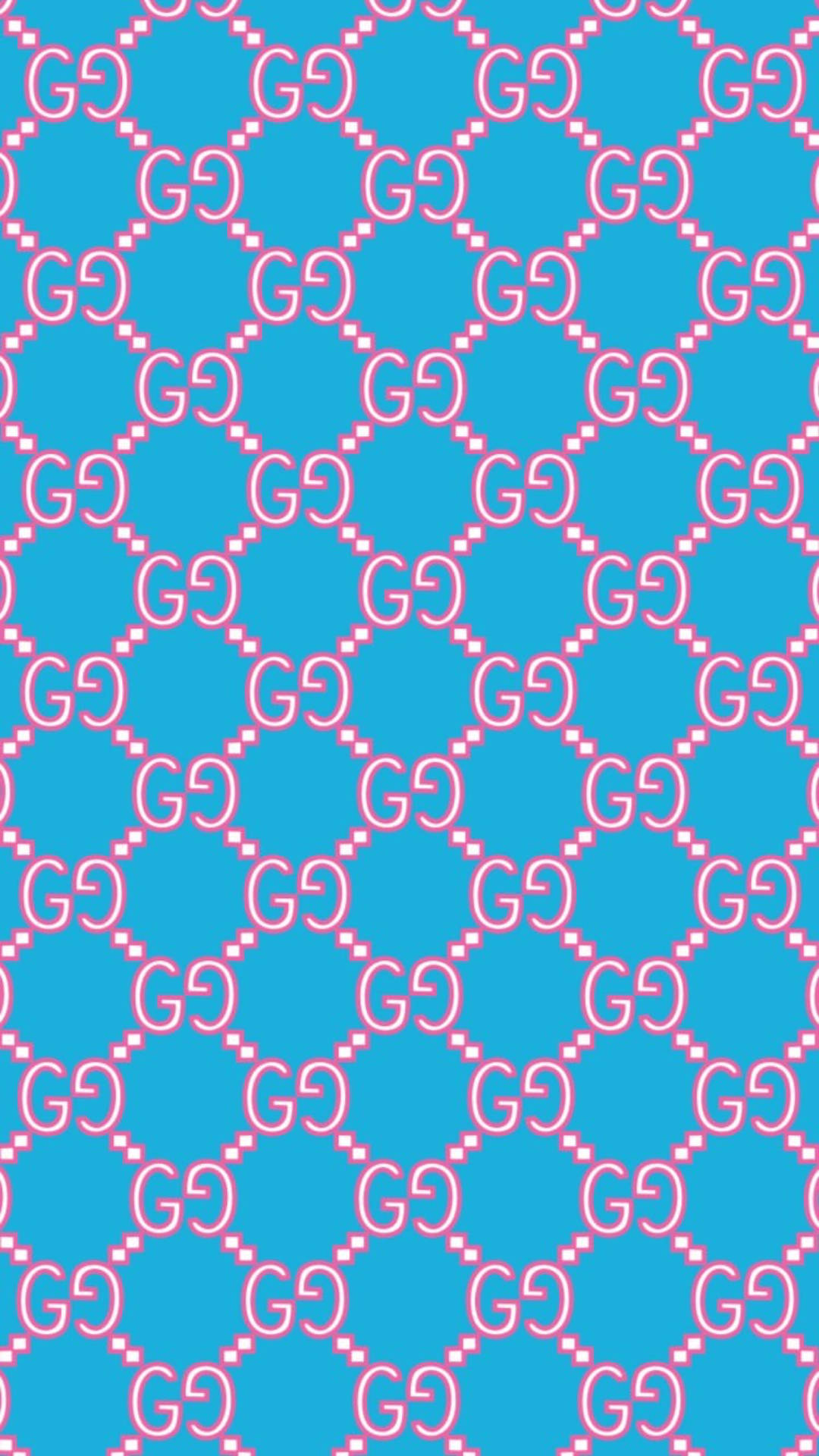 Dochter Verwarren Smerig Download Blue And Pink Gucci Pattern Wallpaper | Wallpapers.com