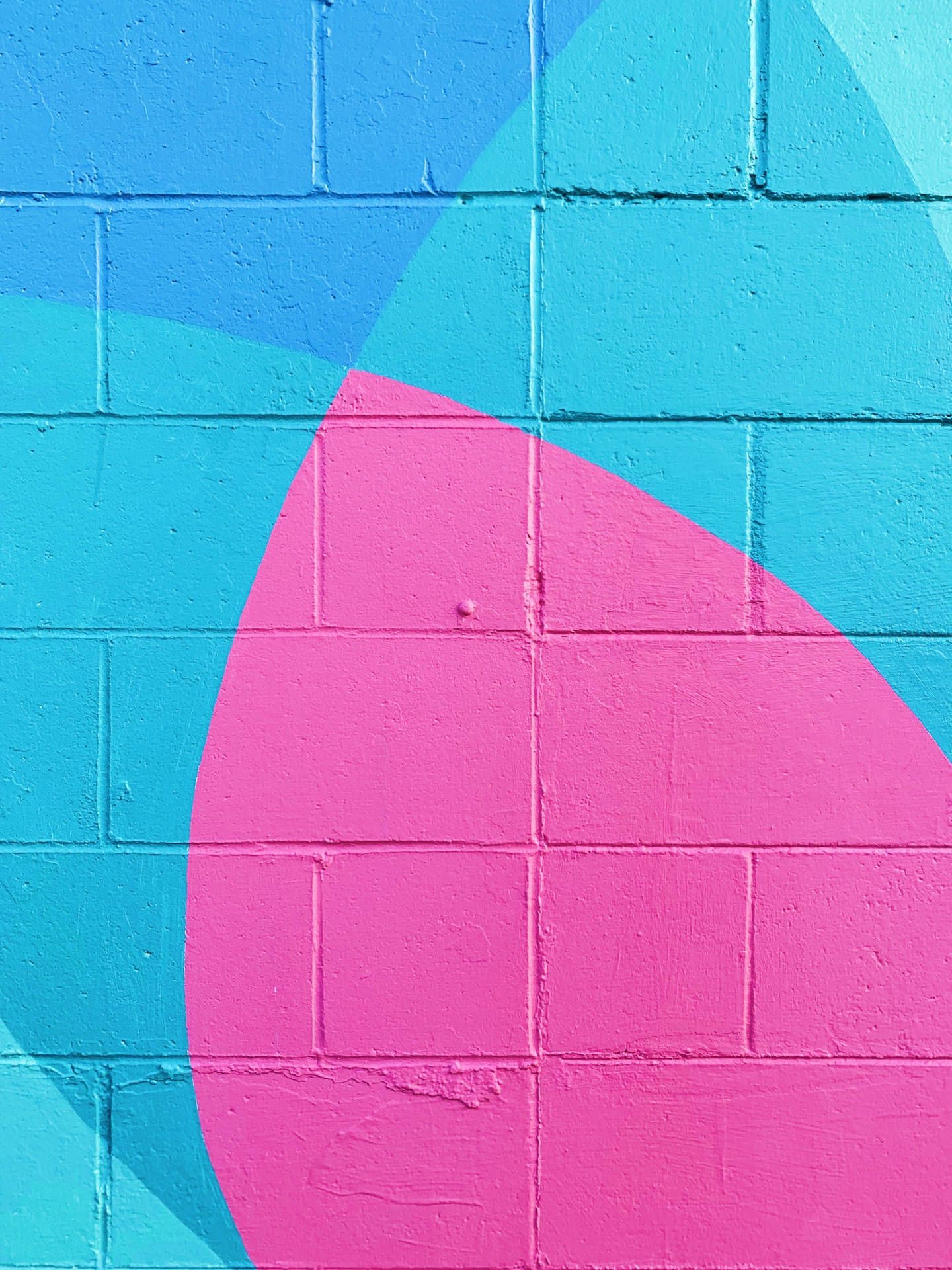 Blaueund Pinke Wandkunst Wallpaper