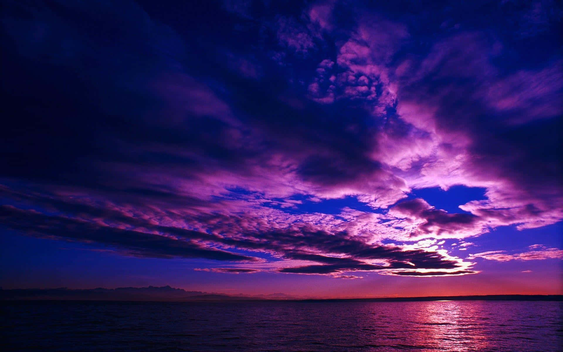 Purple Clouds In The Sky
