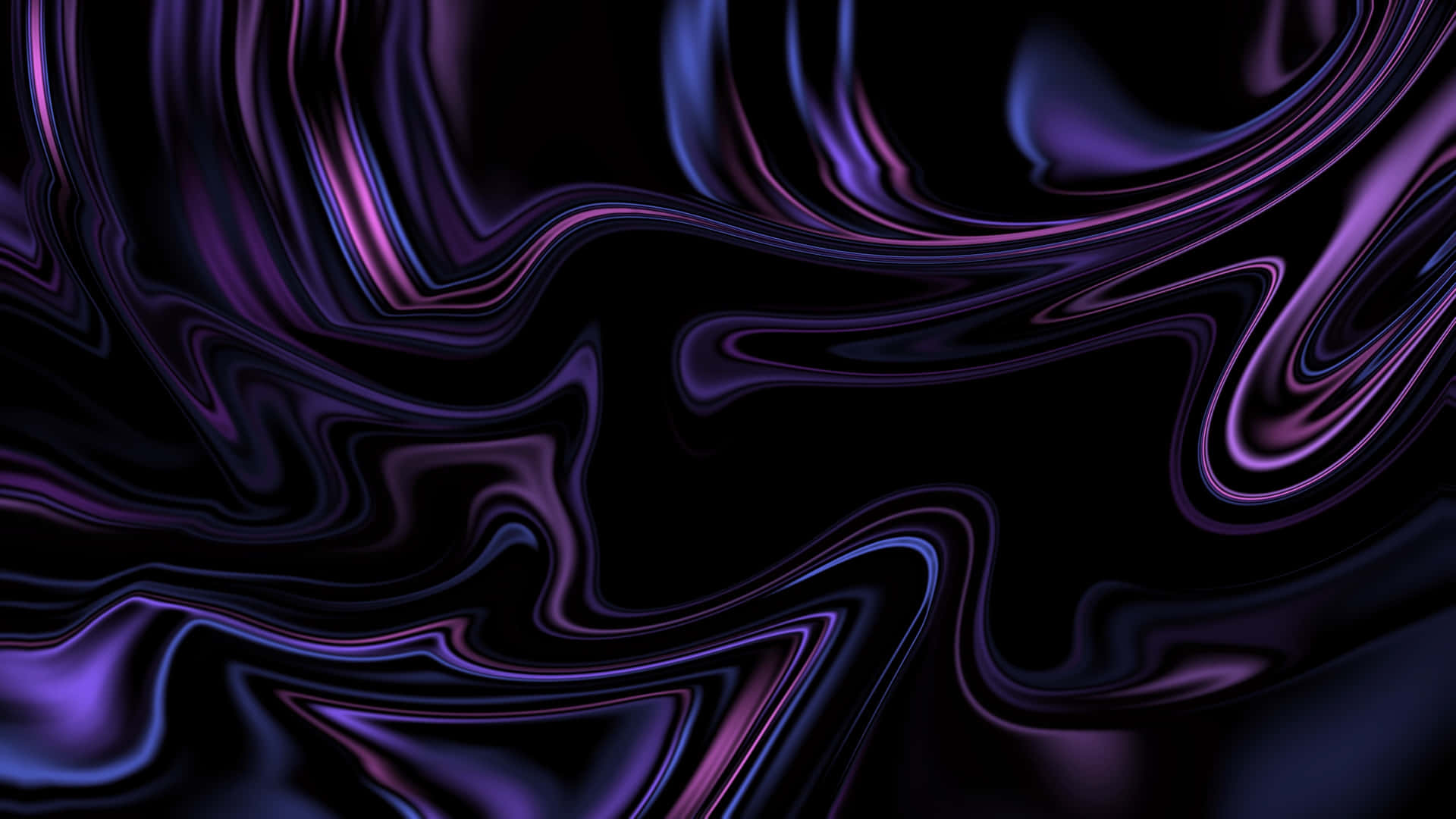 Blue And Purple Wavy Lines Wallpaper