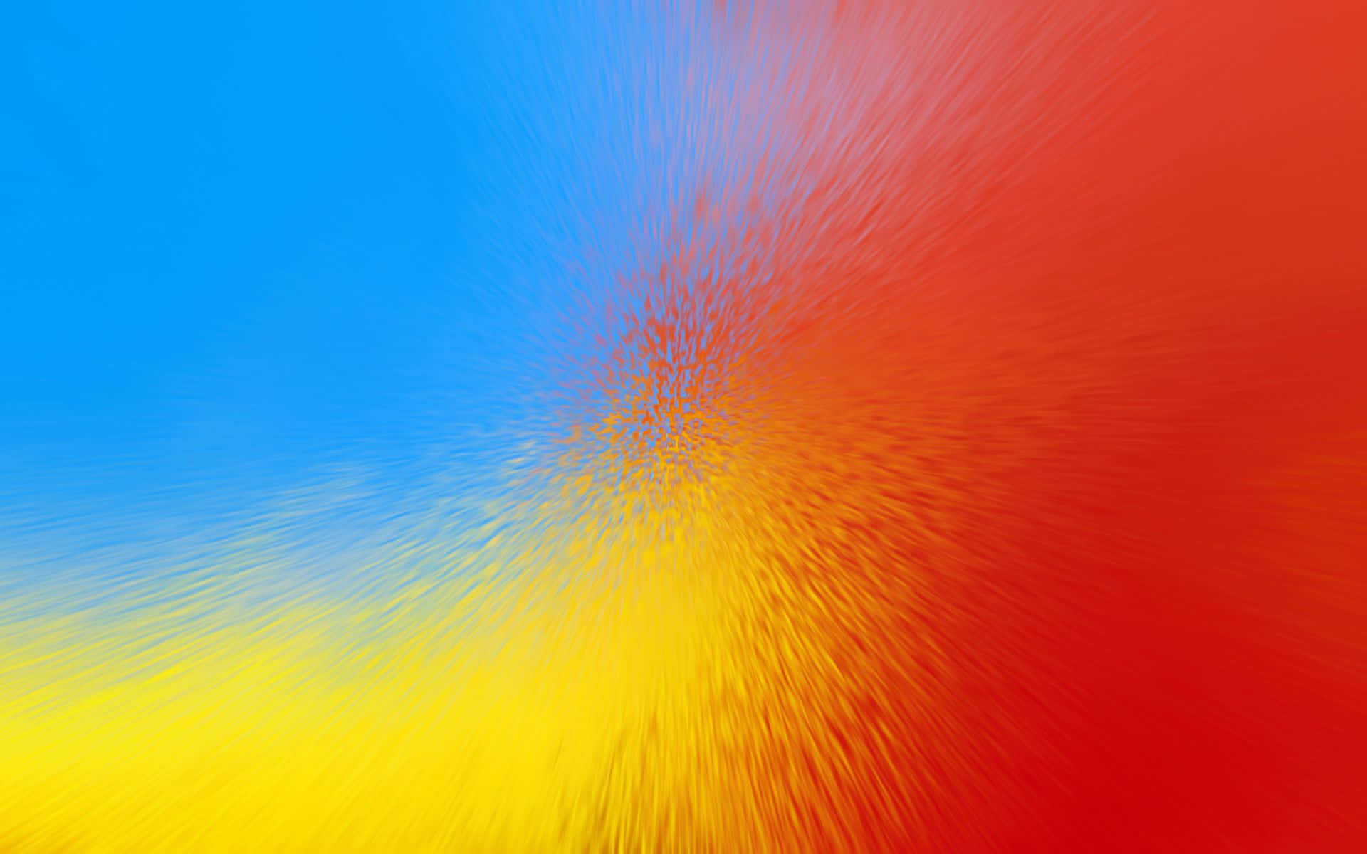 Abstract Art Yellow Blue And Red Background