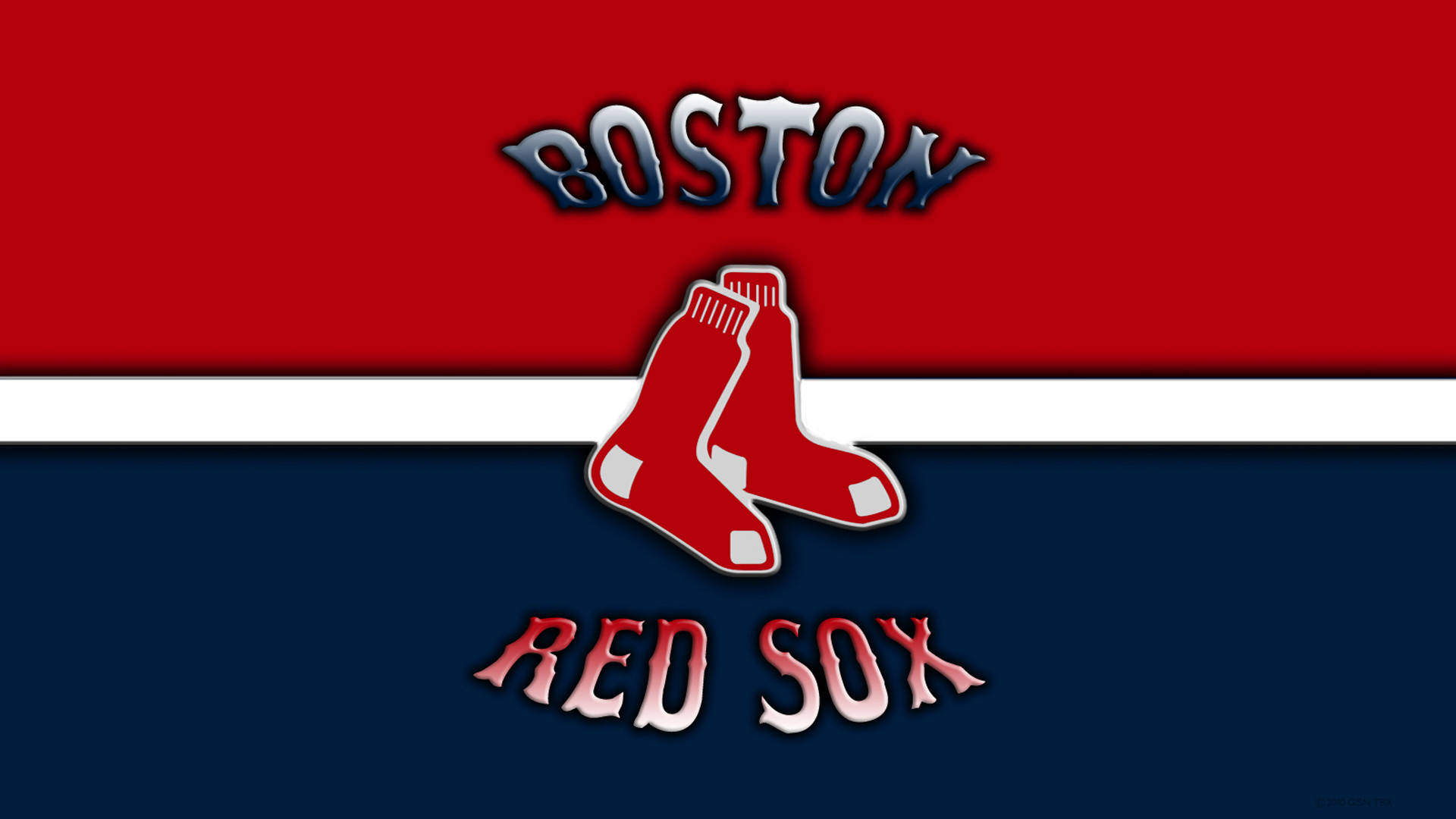 Blue And Red Boston Red Sox Wallpaper