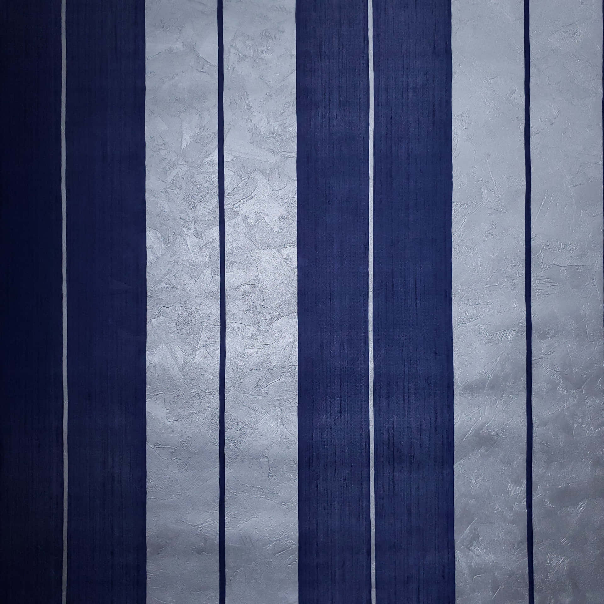 Blue And Silver Stripes Wallpaper
