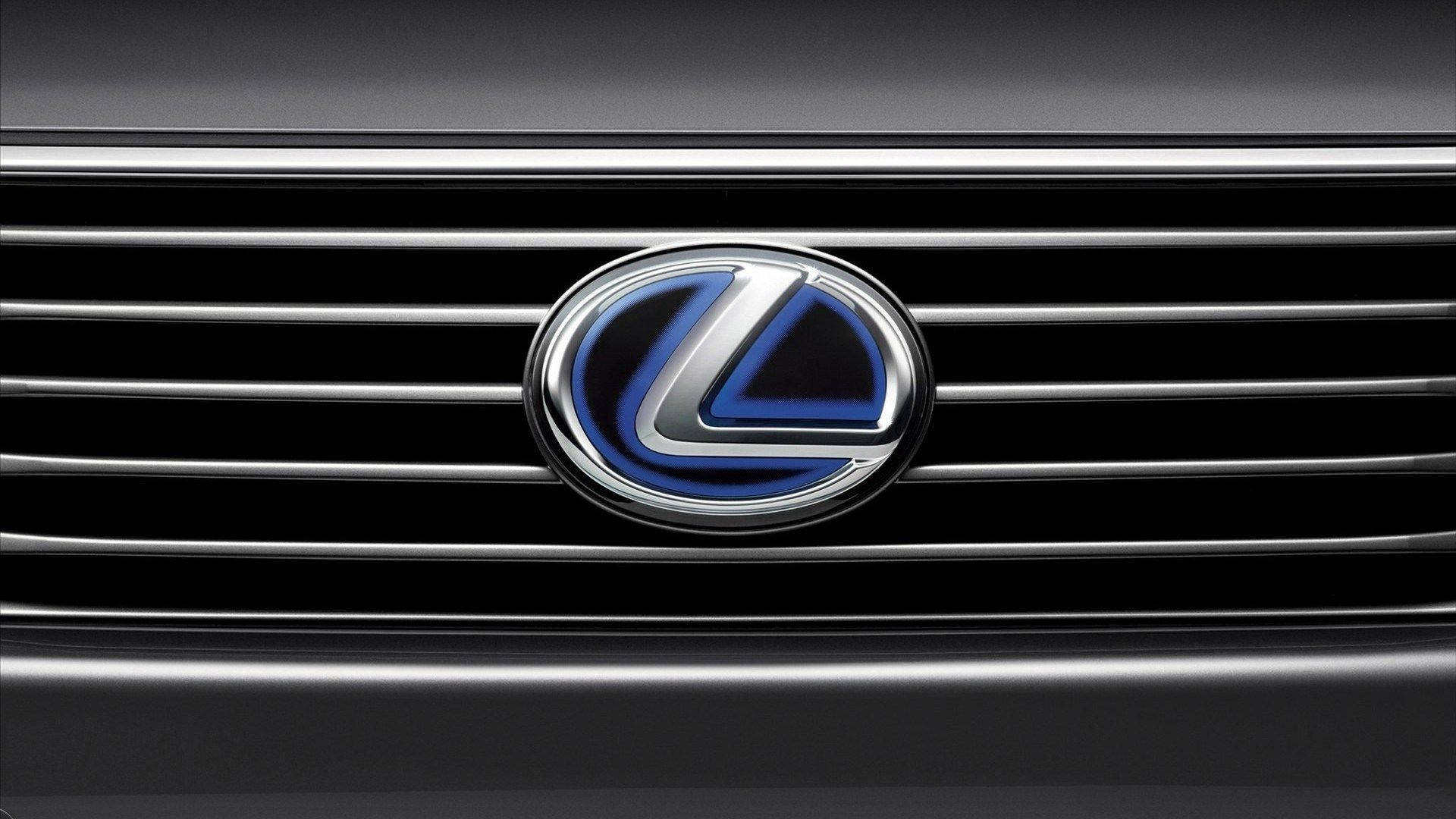 Blue And Silver Lexus Logo Wallpaper