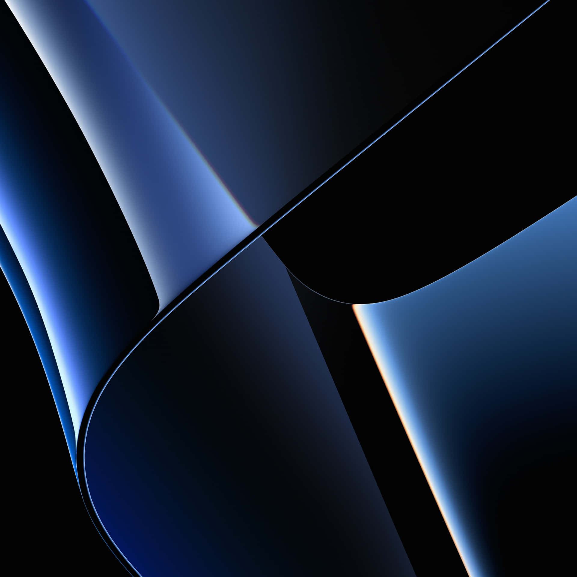 Simple Blue And Silver Wallpaper