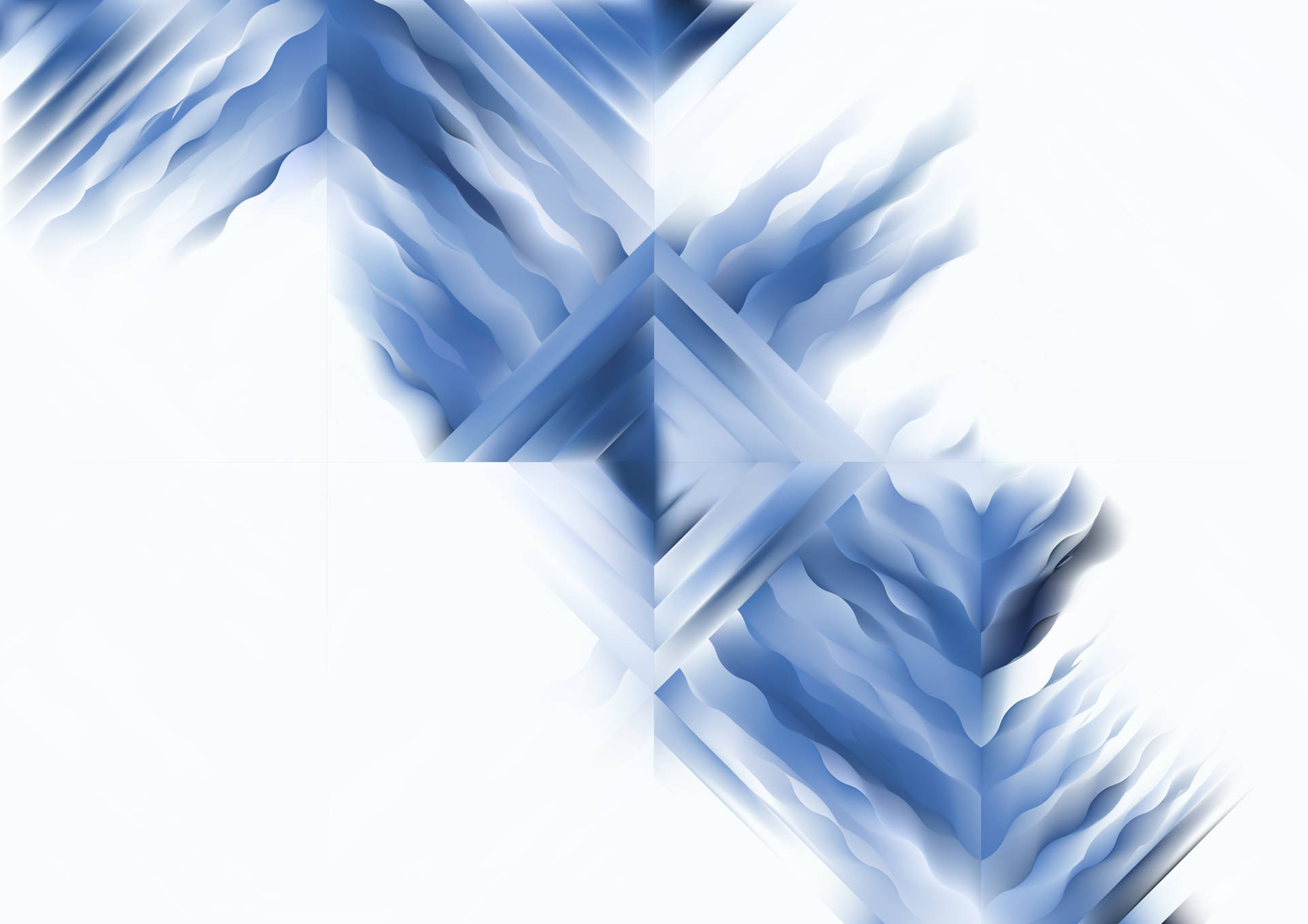 Blue And White Abstract Watercolor Wallpaper