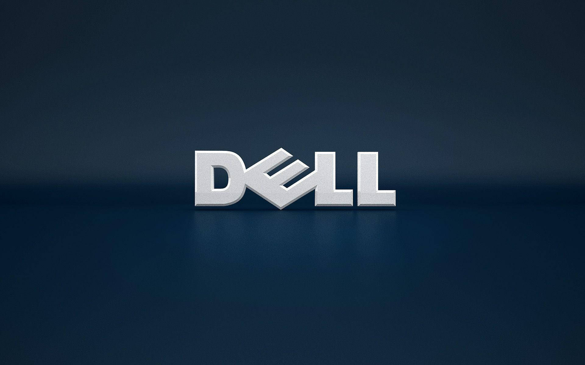 Blue And White Dell Logo Wallpaper