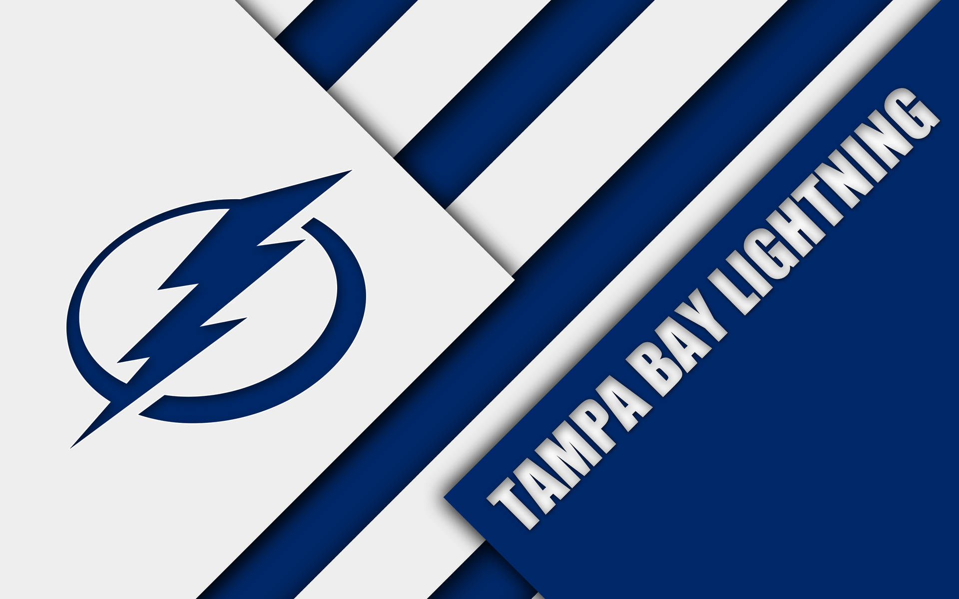 Blue And White Tampa Bay Lightning Wallpaper