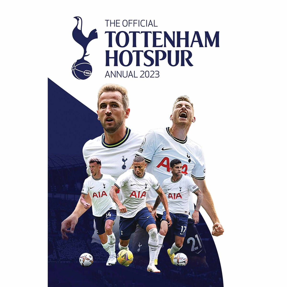 Backgroundblå Och Vit Tottenham Hotspurs Fc Mobilbakgrund. Wallpaper