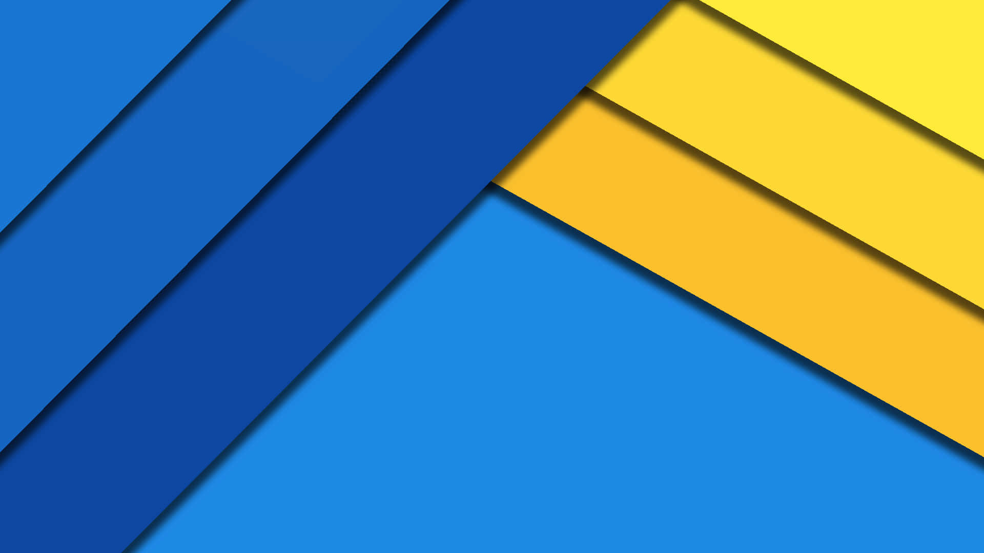 Blue And Yellow Background Diagonal Intersecting Lines