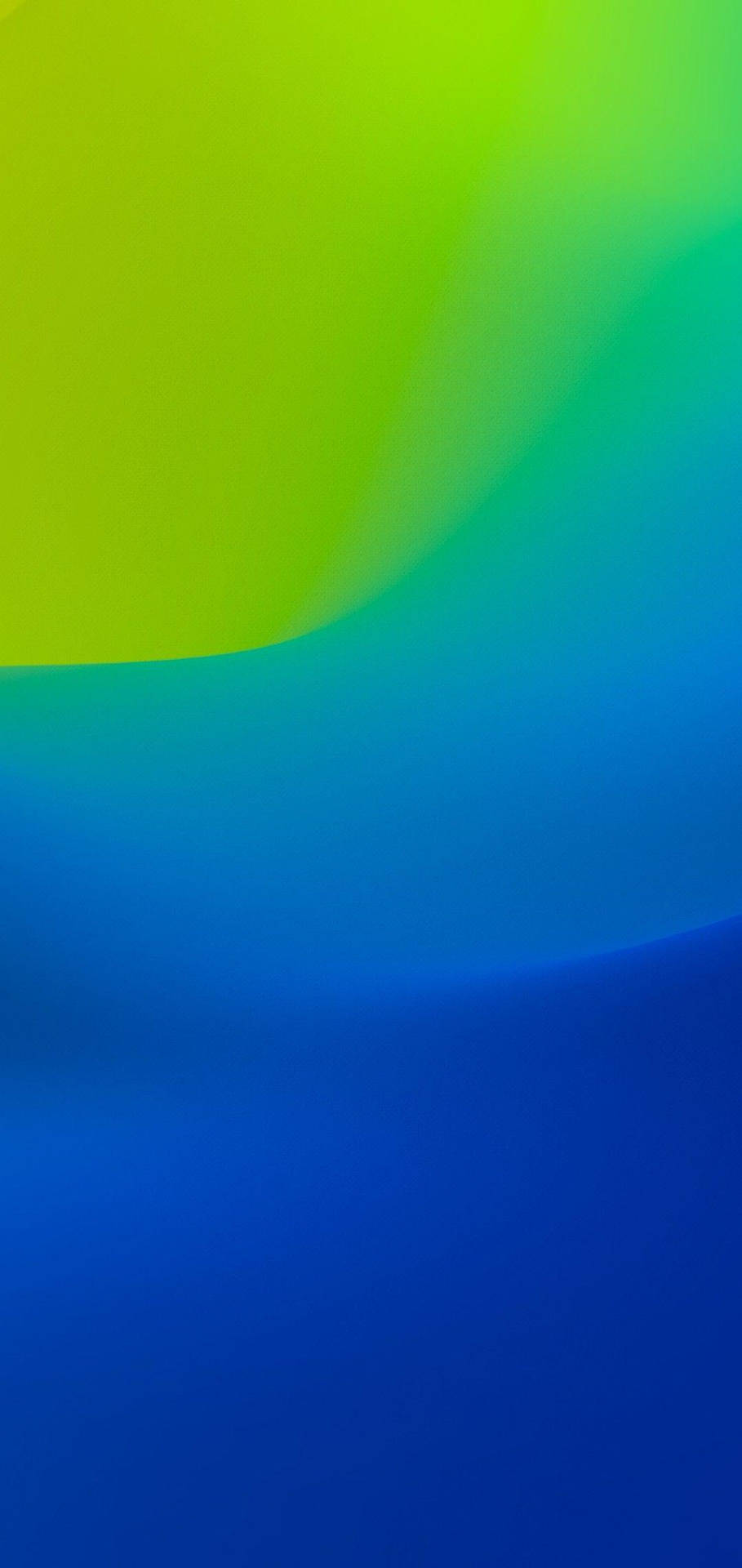 Blue And Yellow Green Backdrop Ios 12