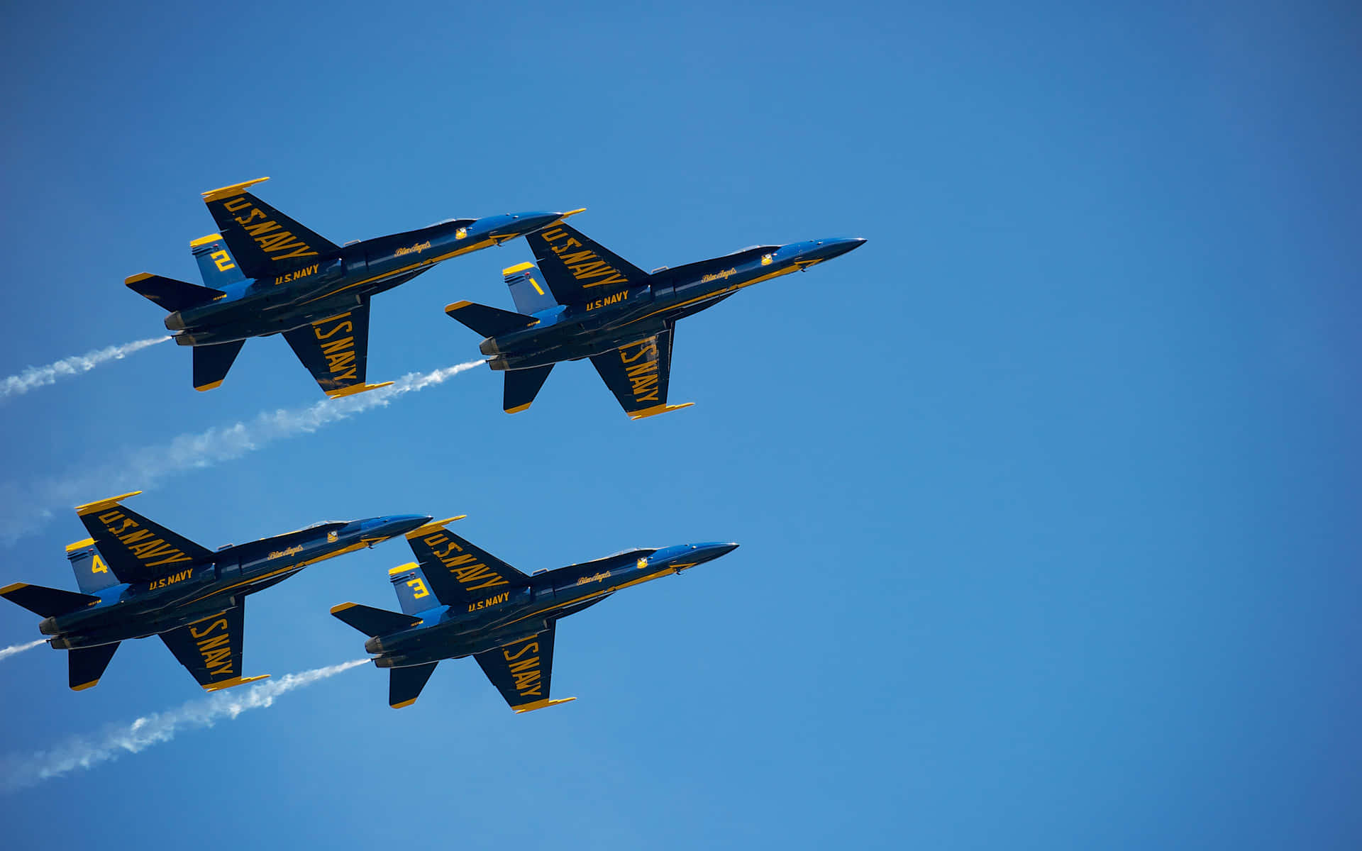 The Blue Angels Perform at the Seafair Airshow in Seattle Wallpaper