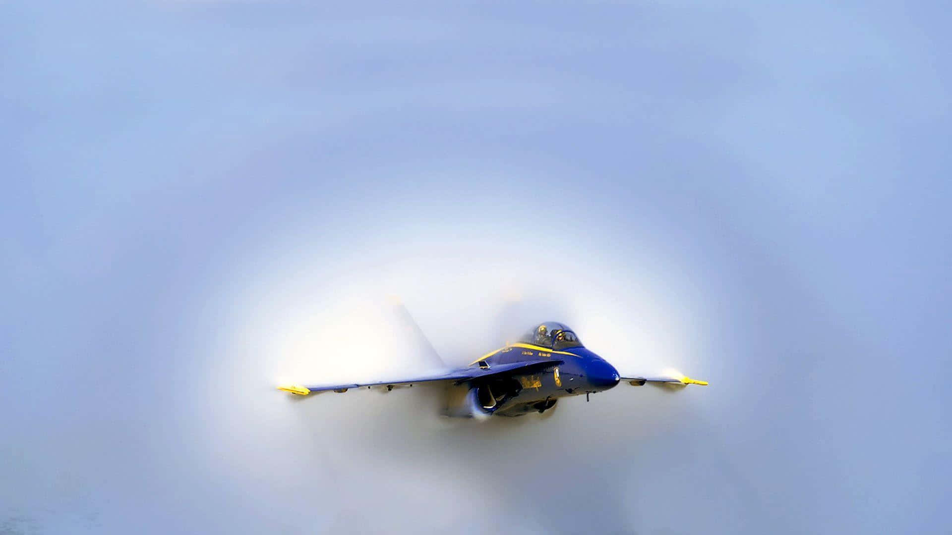Blauerengel Flugzeug Weiß. Wallpaper