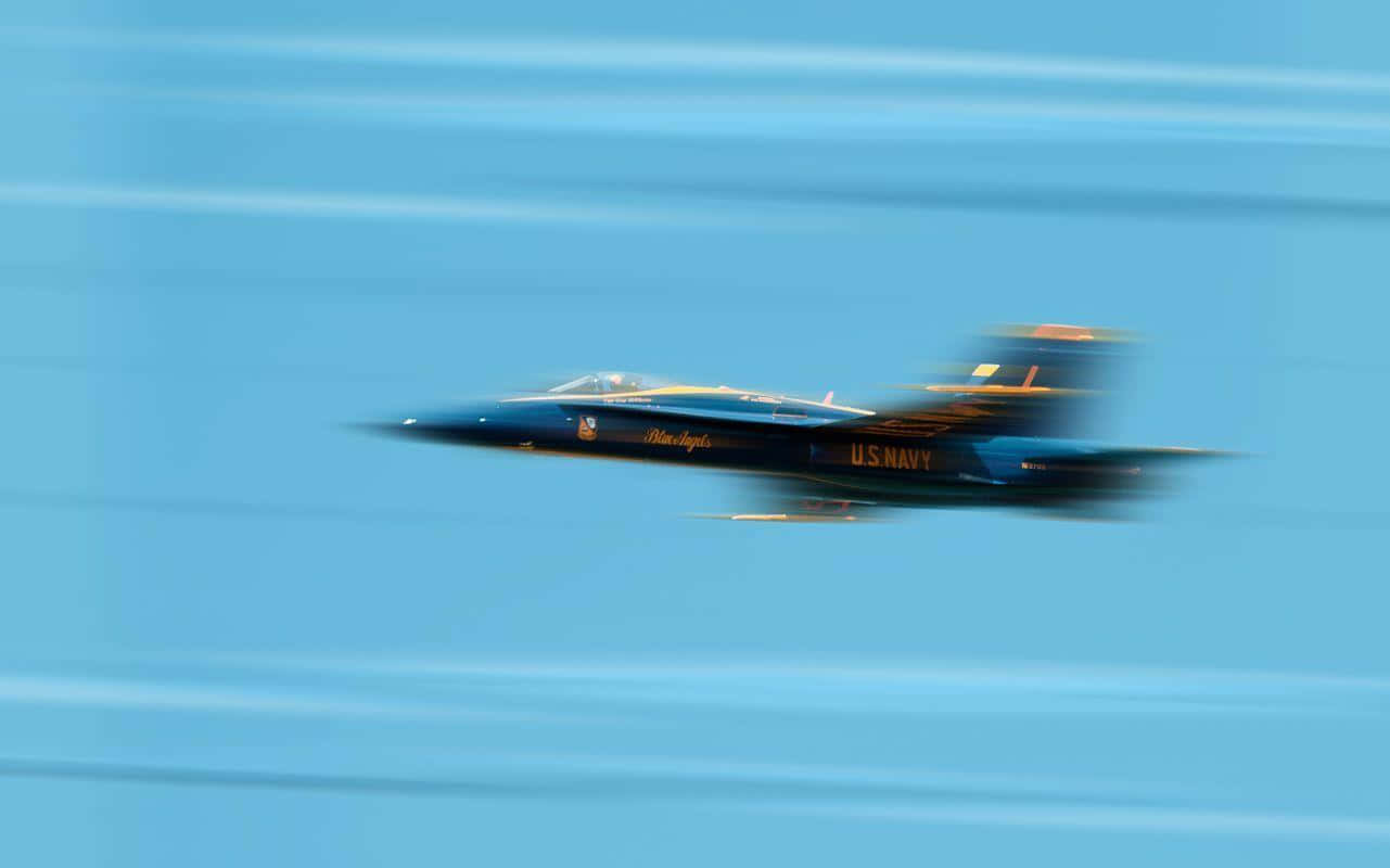 Blue Angels Aircraft Blur Wallpaper