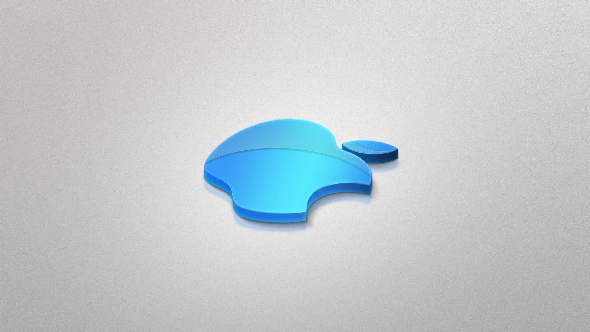 Blue Apple Logo 4k Picture