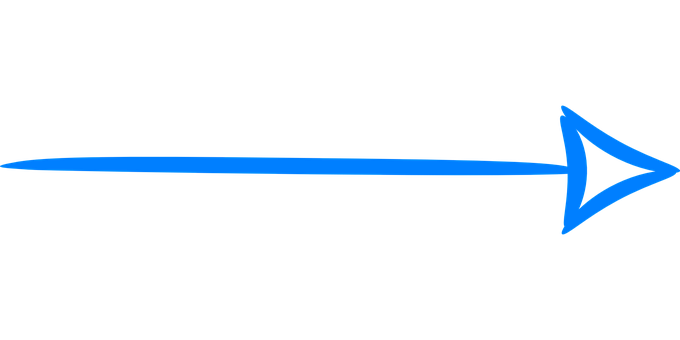 Blue Arrow Graphic PNG