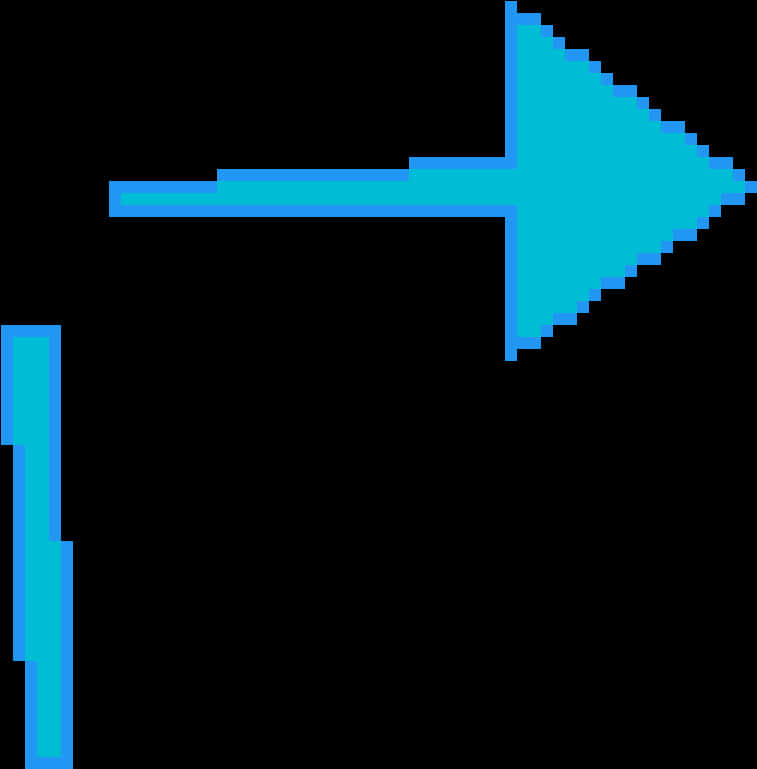 Blue Arrow Graphic PNG