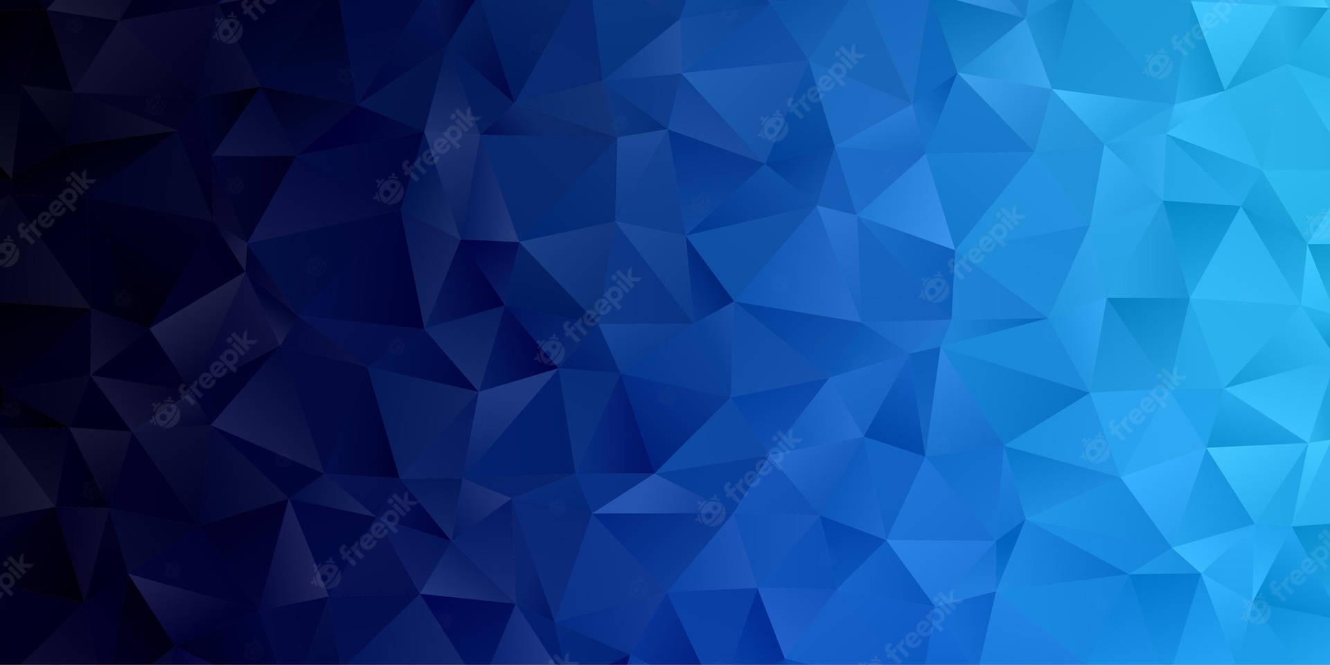 Blå trekantede baggrund premium vektor Wallpaper