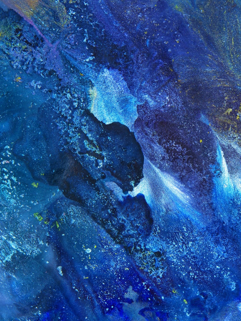 Unleashing Creativity In Blue Art Wallpaper