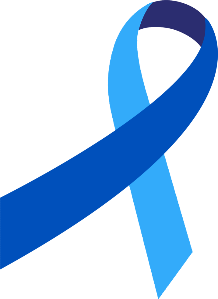 Blue Awareness Ribbon PNG