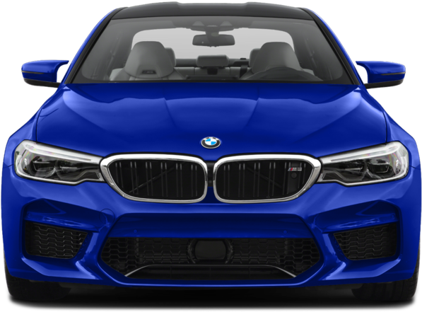 Blue B M W Front View PNG
