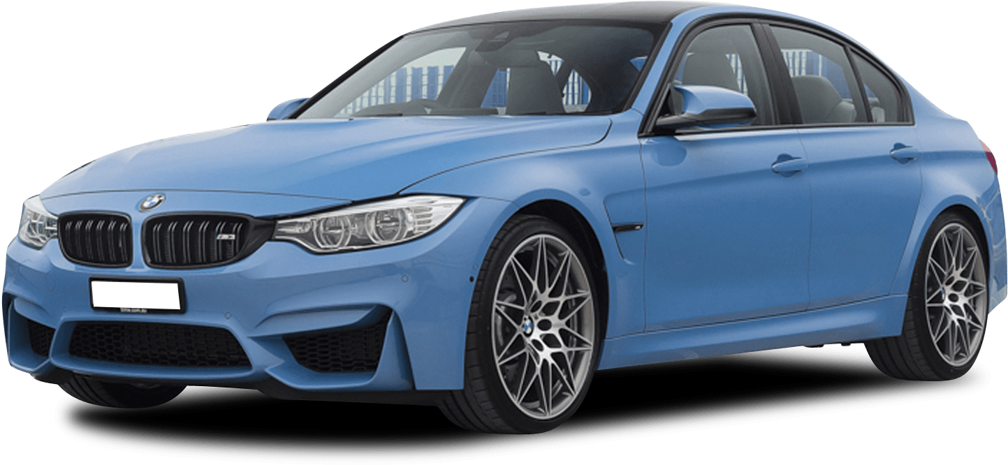 Blue B M W M3 Sedan PNG