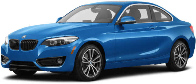 Blue B M W Sports Coupe PNG
