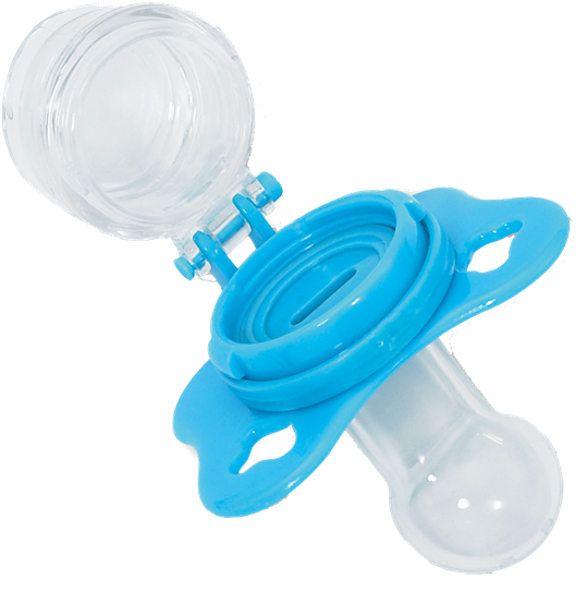 Blue Baby Pacifier Transparent Background PNG