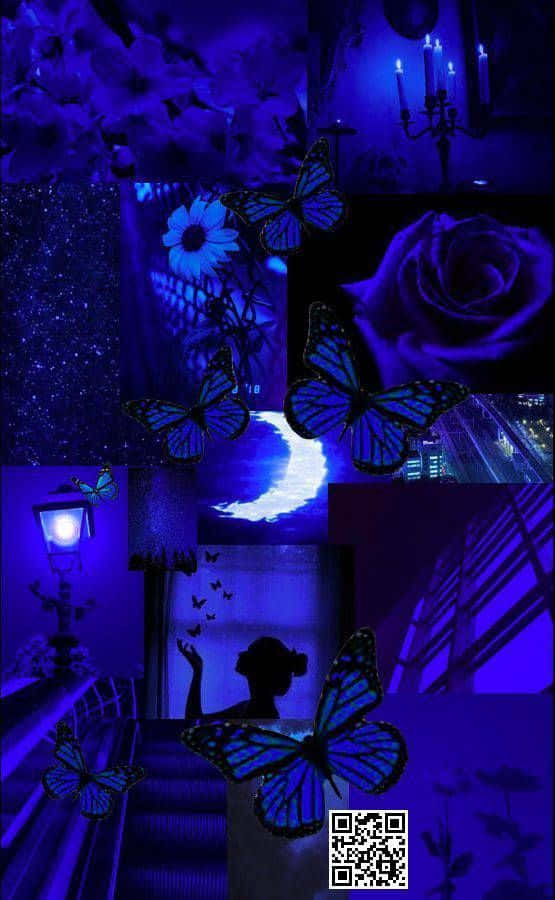 Blaueschönheit Mit Rosen Wallpaper