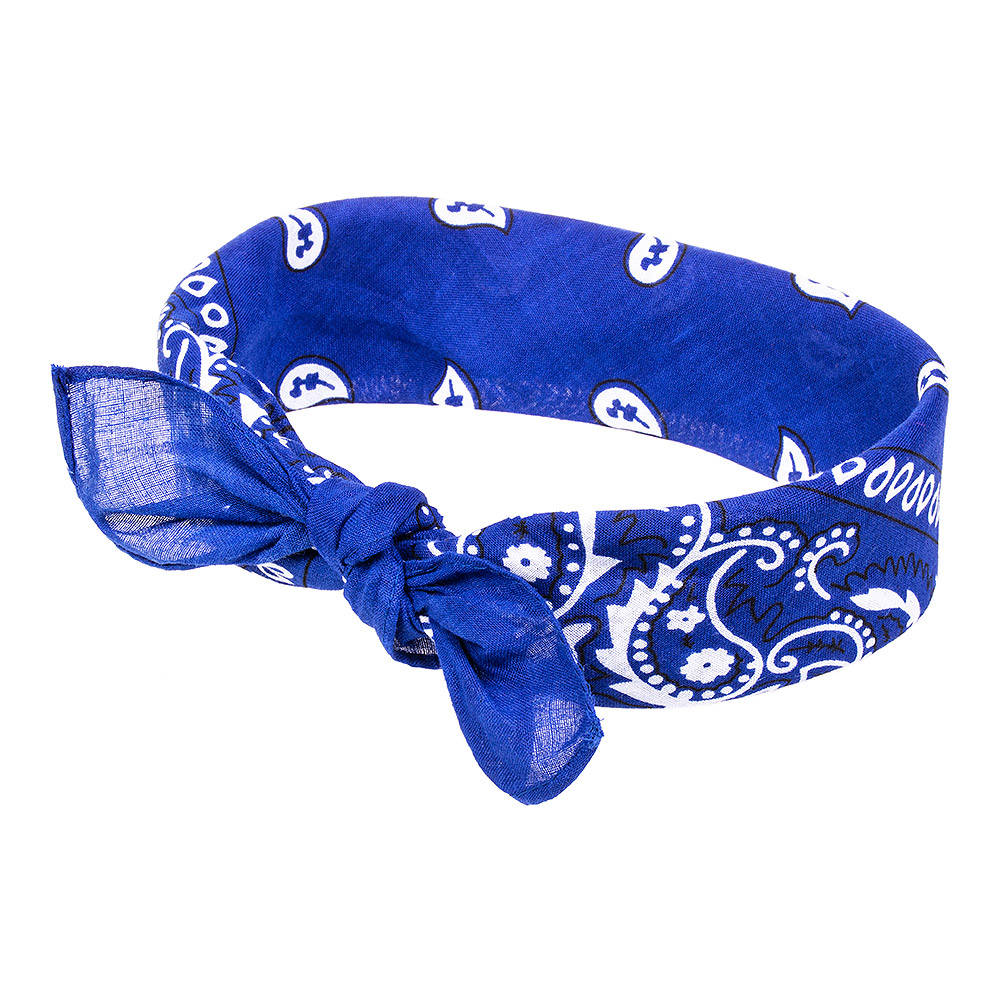 Blue Bandana Headband Wallpaper