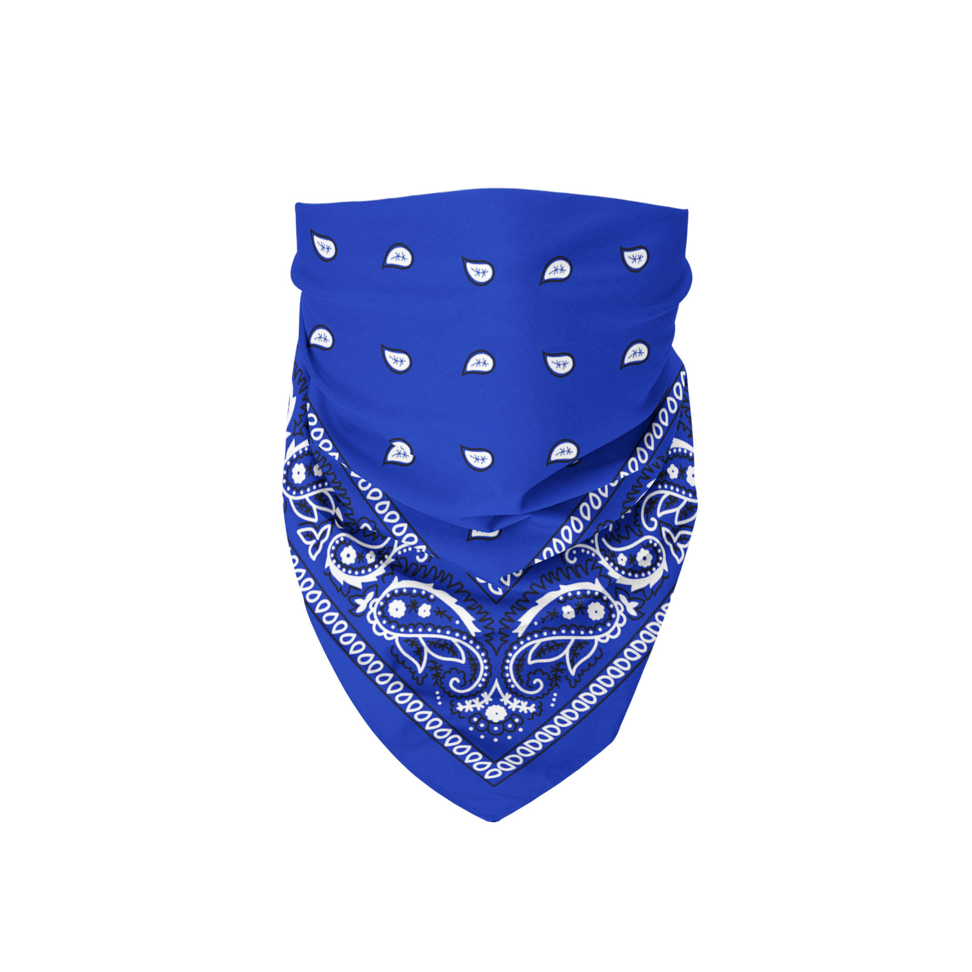 Majestic Blue Bandana Mask Wallpaper