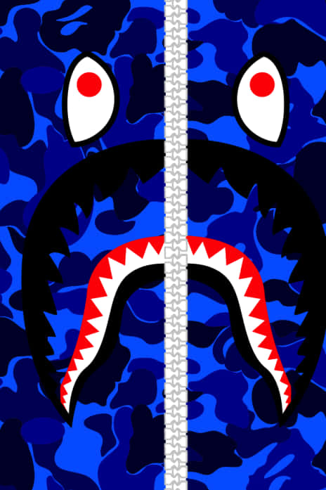 Einbadeaffe Shark Camo T-shirt Wallpaper
