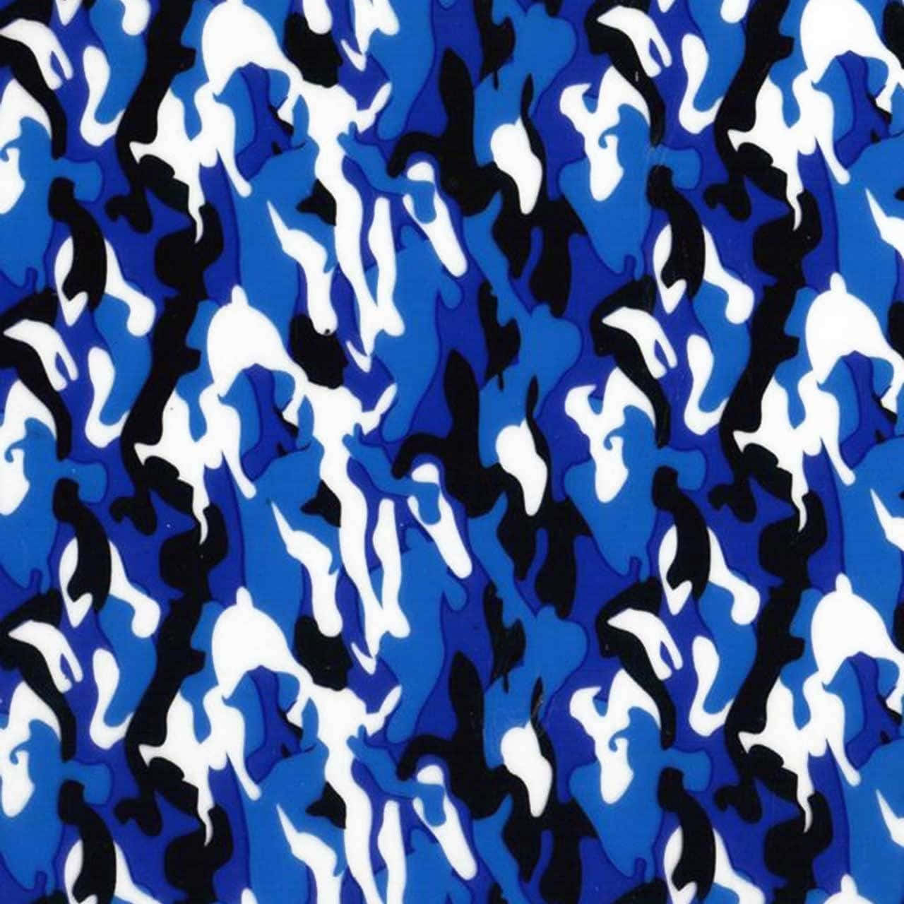 Hållstilen Och Se Aktuell Ut Med Denna Snygga Blåa Bape Kamouflage Som Bakgrundsbild På Din Dator Eller Mobil. Wallpaper