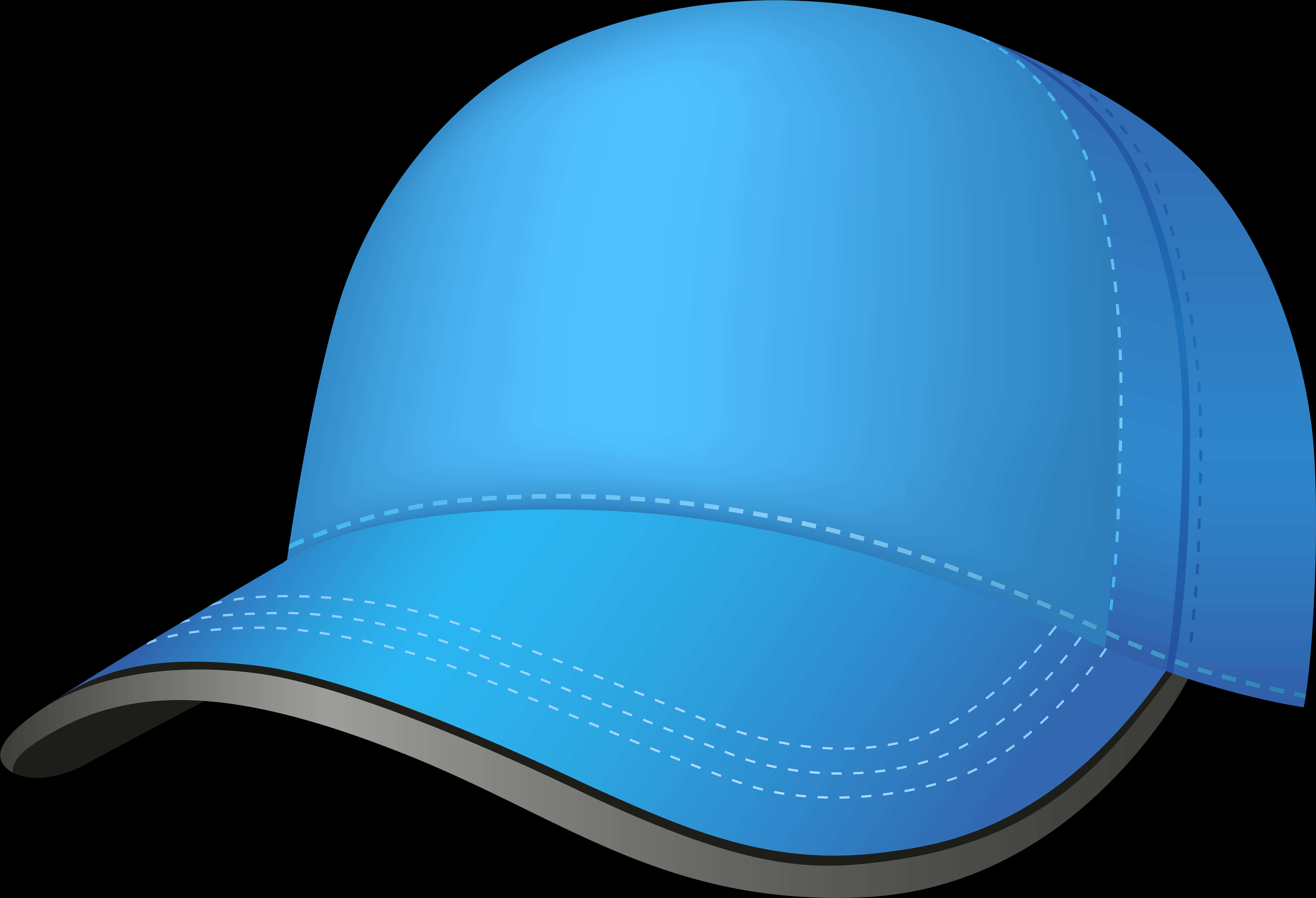 Blue Baseball Cap Vector PNG