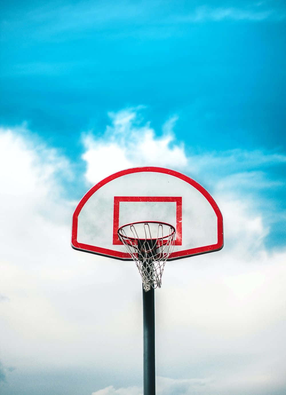Score Blå Sejr med en Blå Basketball! Wallpaper